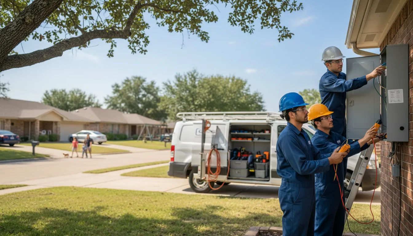 Certified electrician providing emergency electrical services in Summit, SD